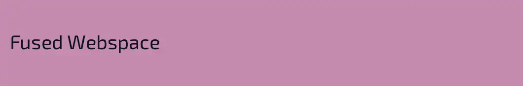 Fused Webspace